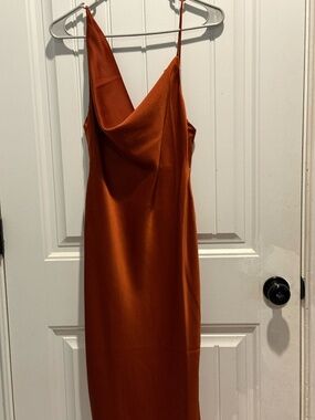 Burnt Orange bridesmaids/semi formal  dress